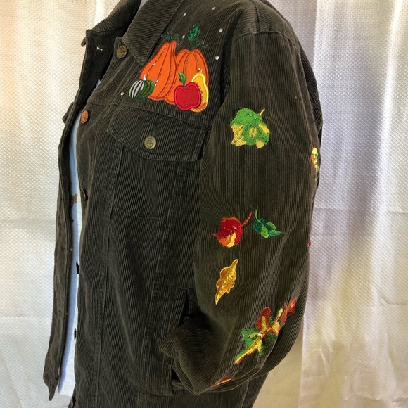 FALL CORNUCOPIA JACKET by Quacker Factory Sz. MED - Picture 4 of 6